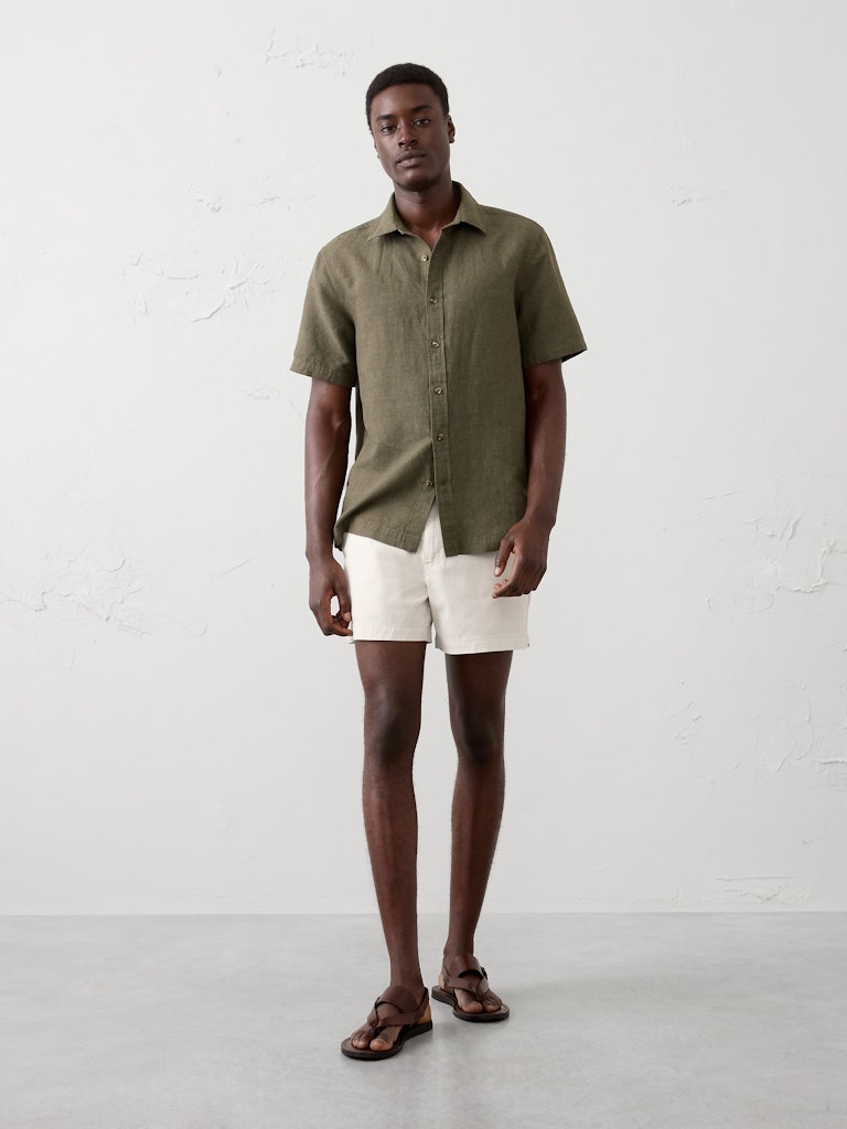Slim-Fit 5-Inch Summerweight Chino Shorts: $35 Slim-Fit 5-Inch Summerweight Chino Shorts: $35