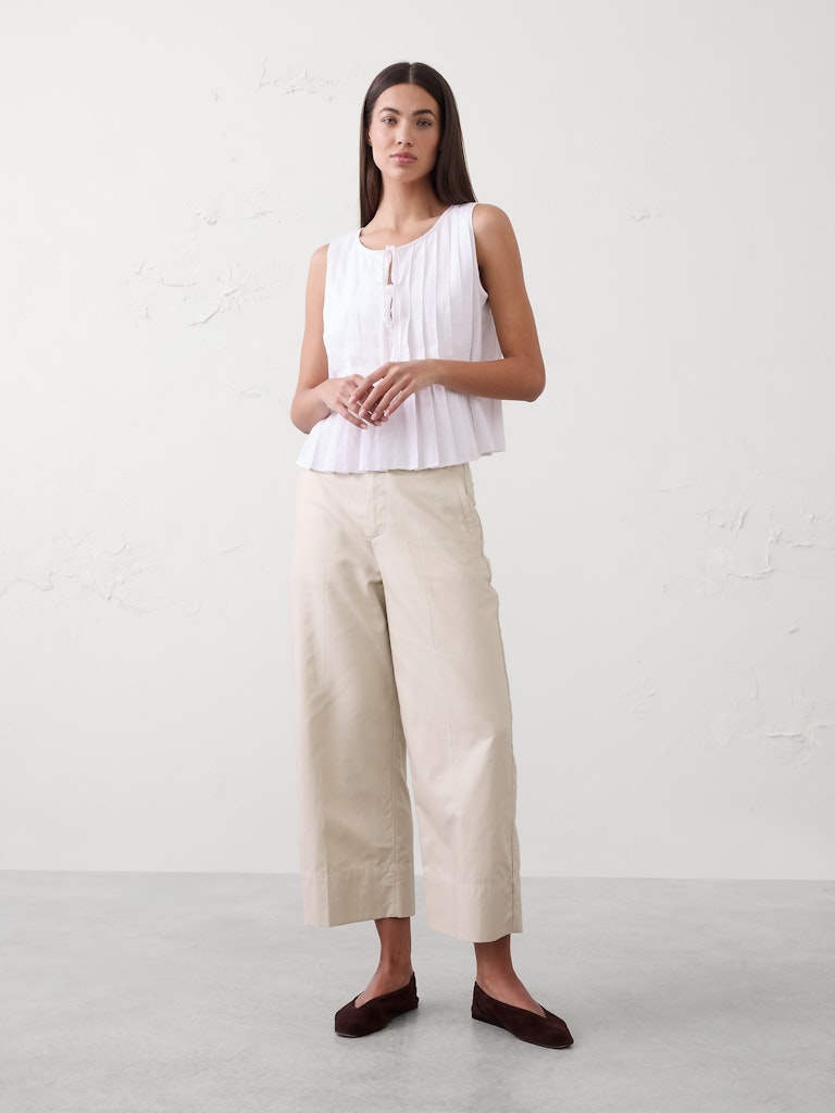 Wide-Leg High-Rise Cropped Pants: $79.97 Wide-Leg High-Rise Cropped Pants: $79.97