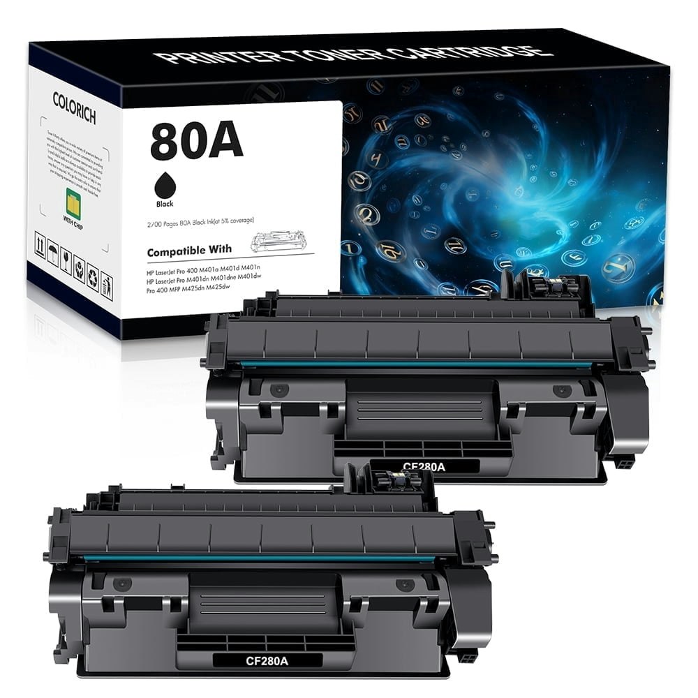 80A CF280A Laserjet Pro Toner Cartridge 2-Pack: $24.95