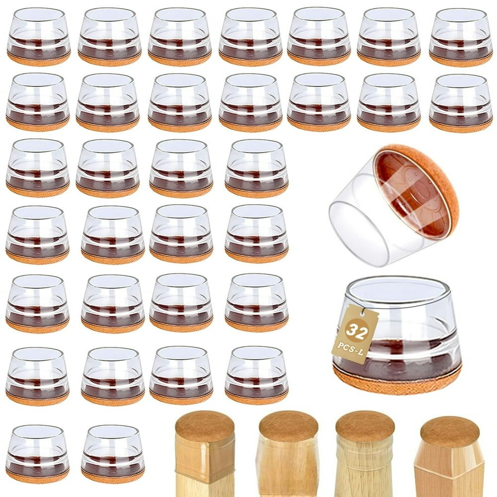 Aovky Chair Leg Floor Protector Pads 32-Pack: $12.14 Aovky Chair Leg Floor Protector Pads 32-Pack: $12.14
