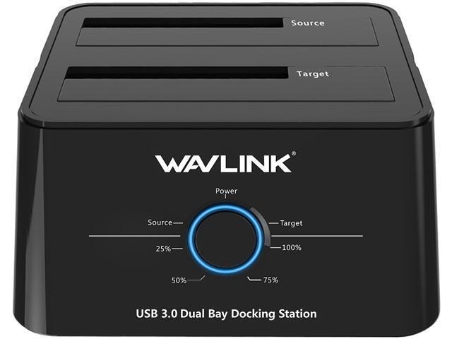 Wavlink Dual Bay USB 3.0 to SATA HDD/SSD Docking Station: $27.99 Wavlink Dual Bay USB 3.0 to SATA HDD/SSD Docking Station: $27.99