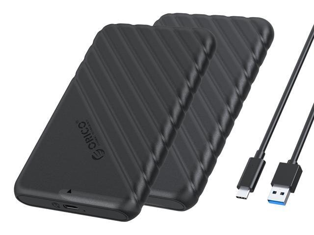Orico 2.5-Inch SATA to USB-C External Hard Drive Enclosure 2-Pack: $18.99