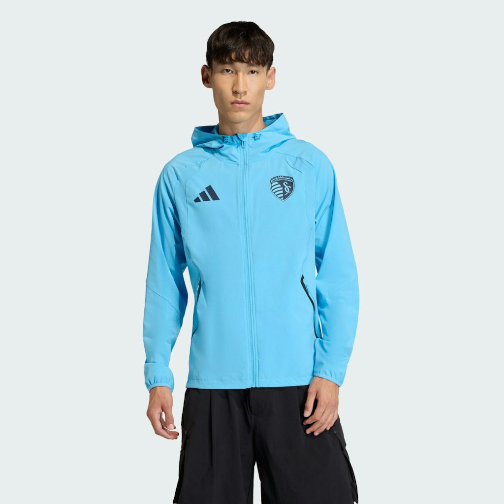 Sporting Kansas City Tiro Tech Windbreaker Jacket: $100 Sporting Kansas City Tiro Tech Windbreaker Jacket: $100