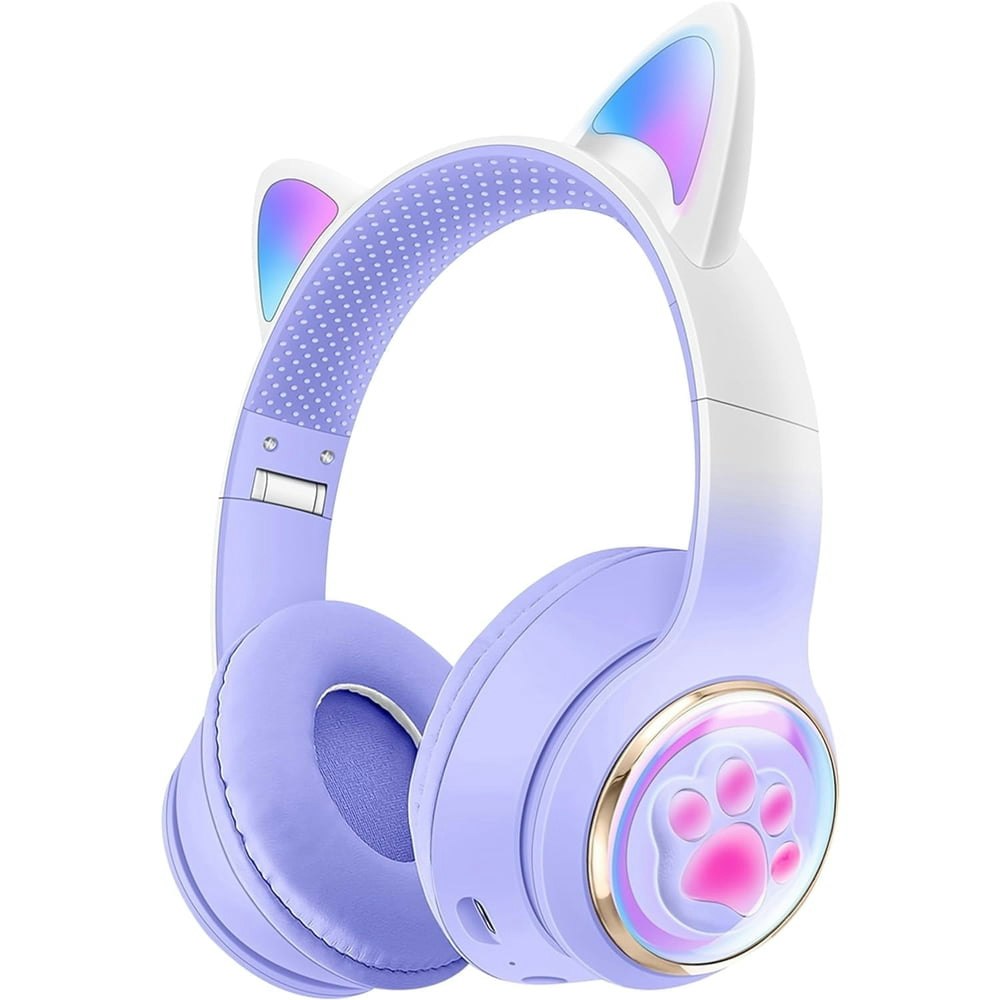 QearFun Kids Wireless Cat Ear Headphones: $22.98