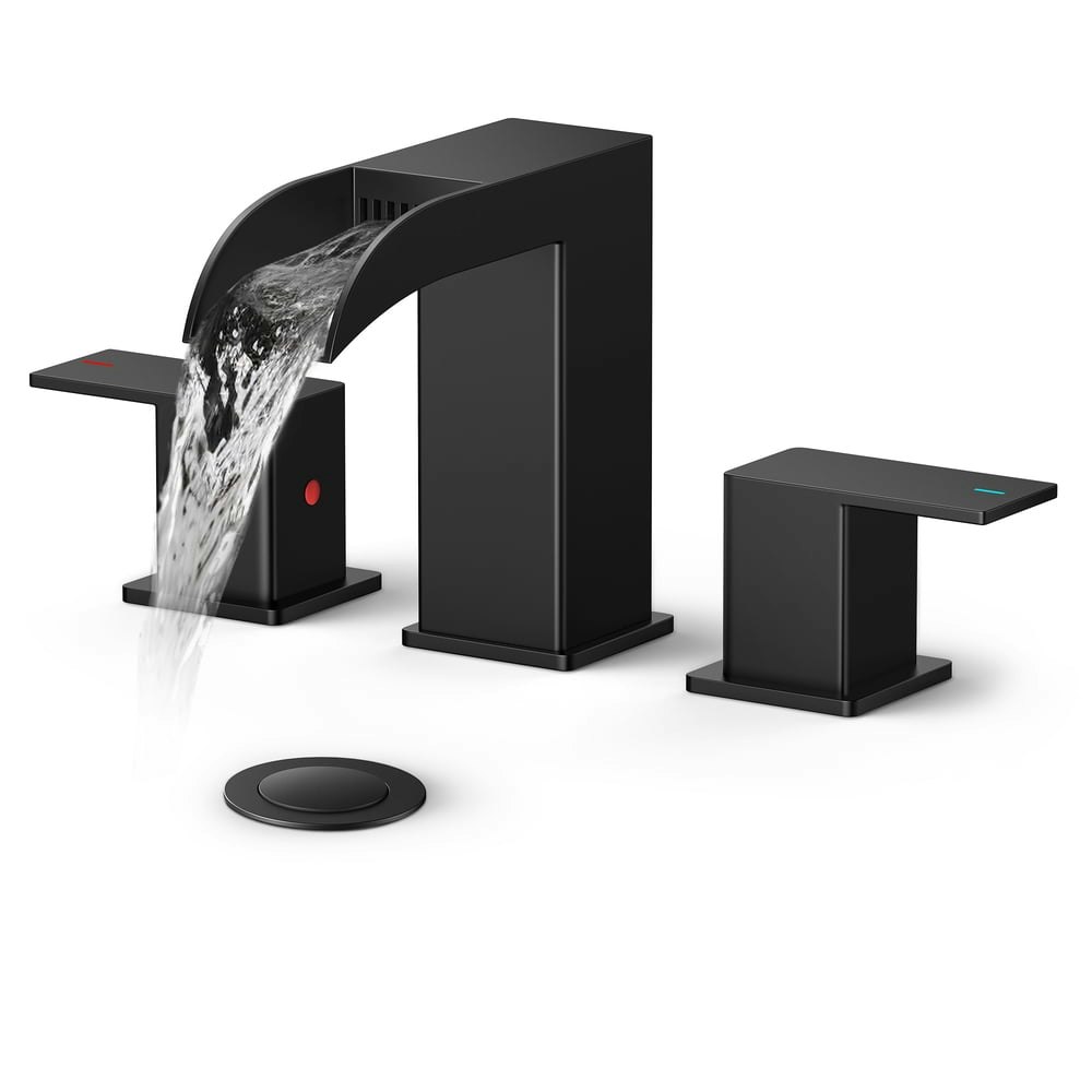 Tvofek 8-Inch Waterfall Bathroom Faucet: $50.39