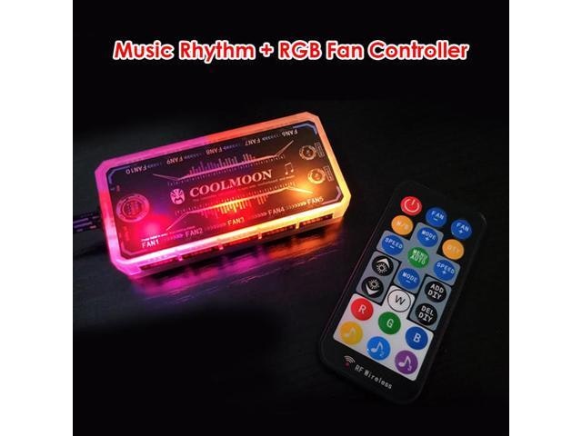 12cm RGB PC Chassis Fan with Remote Controller: $17.07