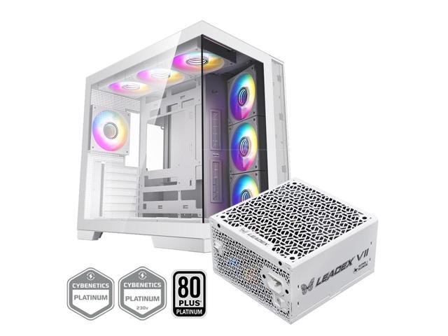 Super Flower Thunder White ATX Mid Tower Case and 1,000W Power Supply: $199.99 Super Flower Thunder White ATX Mid Tower Case and 1,000W Power Supply: $199.99