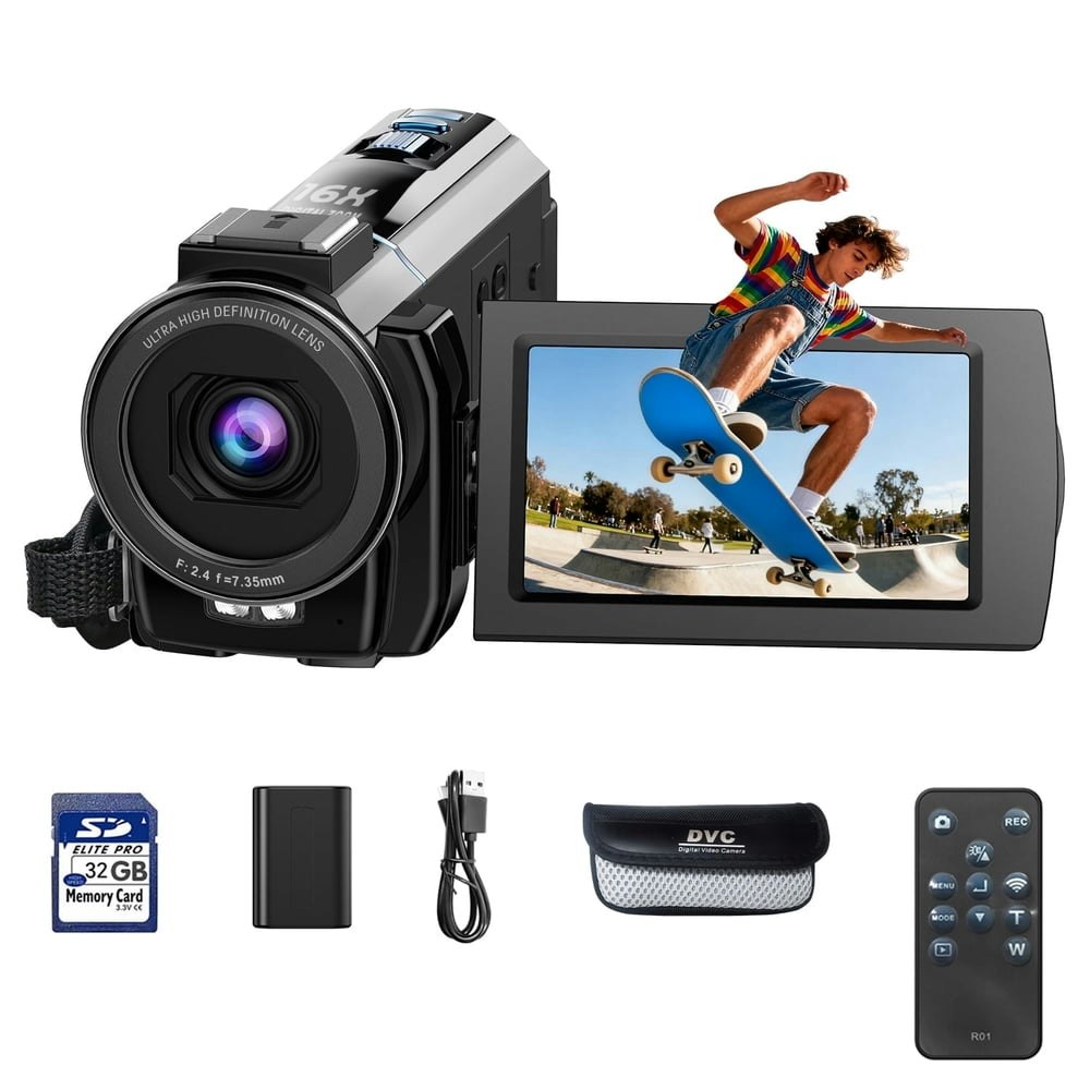 Campark 4K 48MP Vlogging Camcorder: $69.99 Campark 4K 48MP Vlogging Camcorder: $69.99