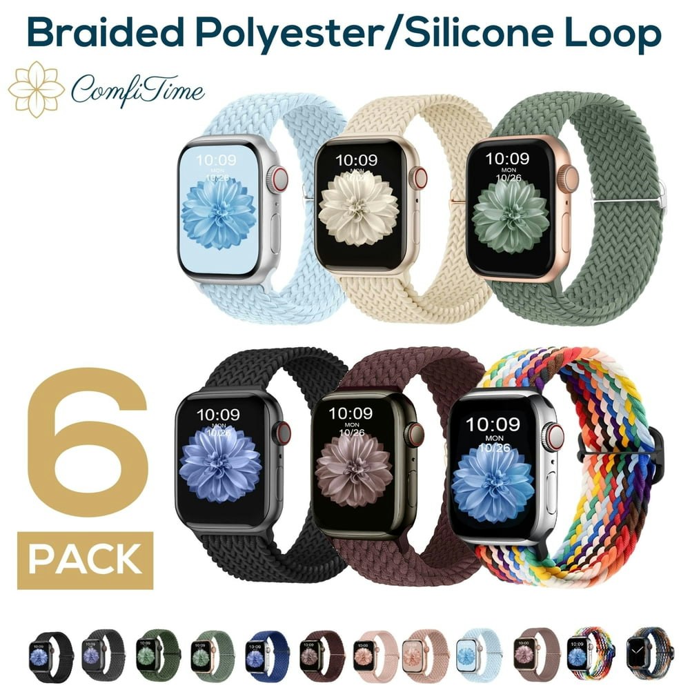 ComfiTime Braided Elastic Apple Watch Band: $12.99 ComfiTime Braided Elastic Apple Watch Band: $12.99