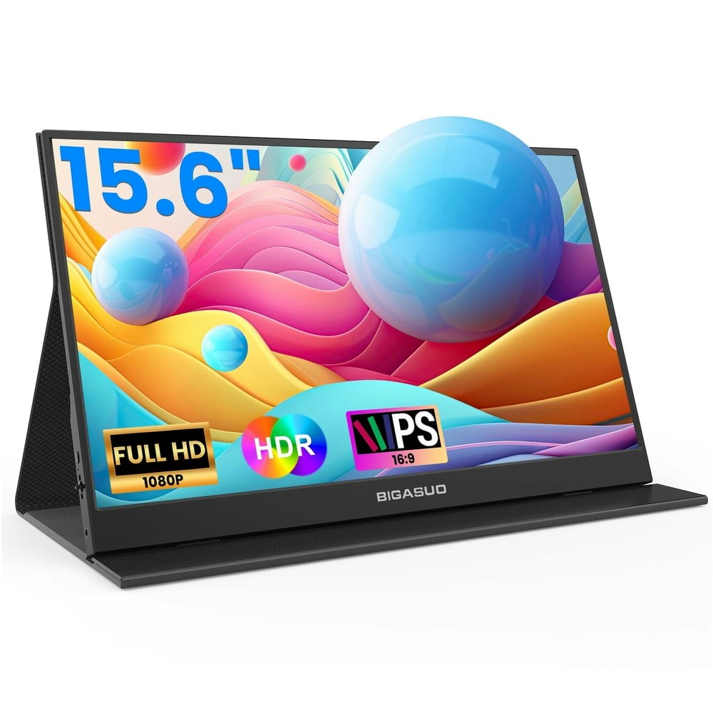 Bigasuo 15.6" 1080p HDR IPS Monitor: $49.99 Bigasuo 15.6" 1080p HDR IPS Monitor: $49.99