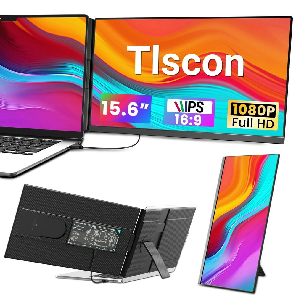 Tlscon 15.6" 1080p Portable Laptop Screen Extender: $103.19 Tlscon 15.6" 1080p Portable Laptop Screen Extender: $103.19