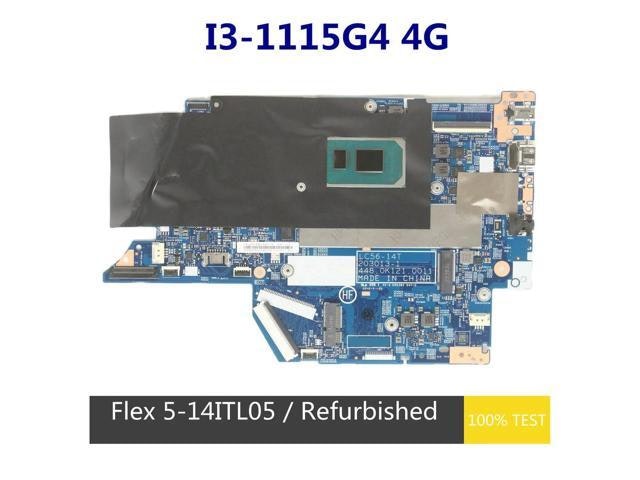 Lenovo Flex 5-14ITL05 Laptop Motherboard with I3-1115G4 CPU and 4GB RAM: $299