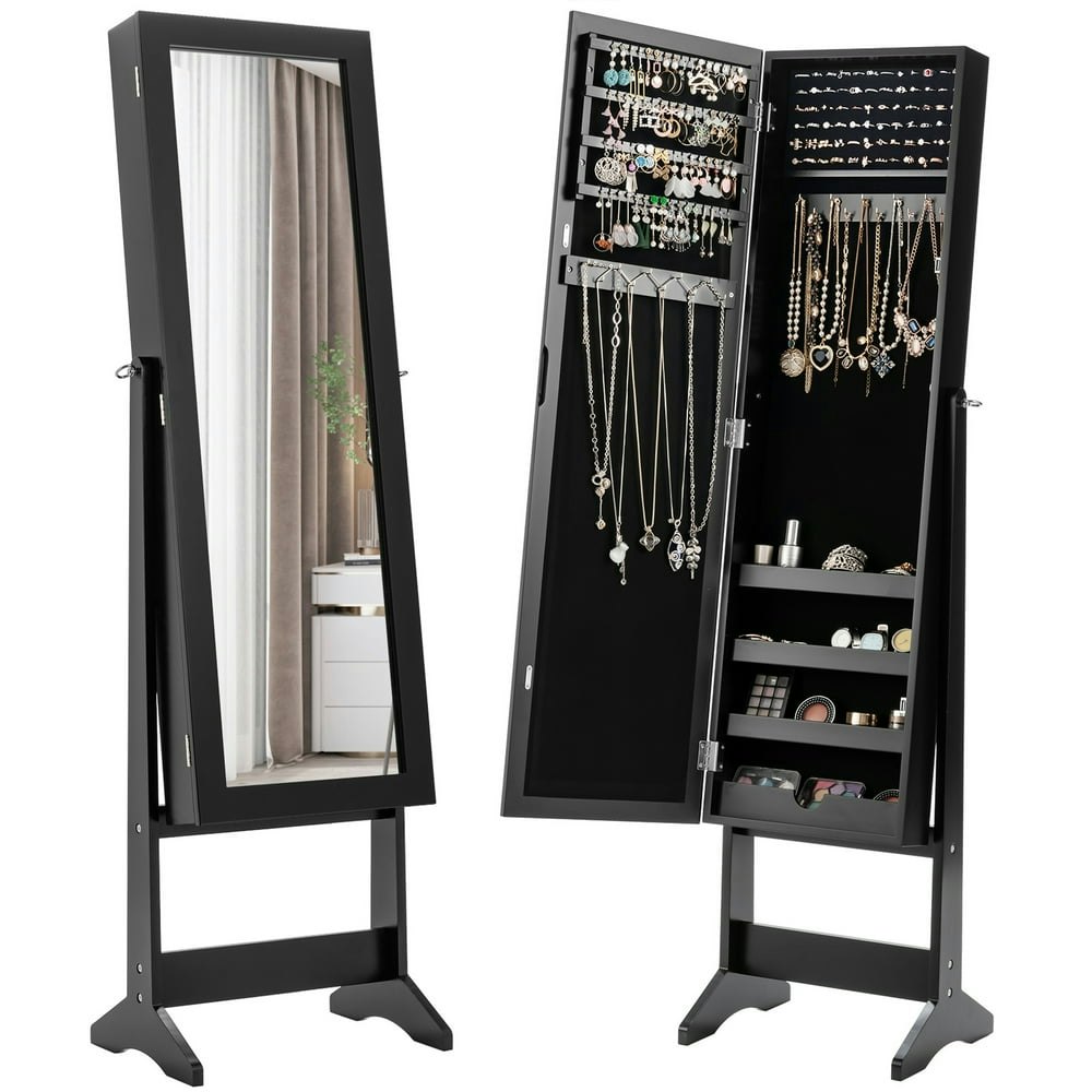Costway Mirrored Jewelry Armoire: $65.78 Costway Mirrored Jewelry Armoire: $65.78