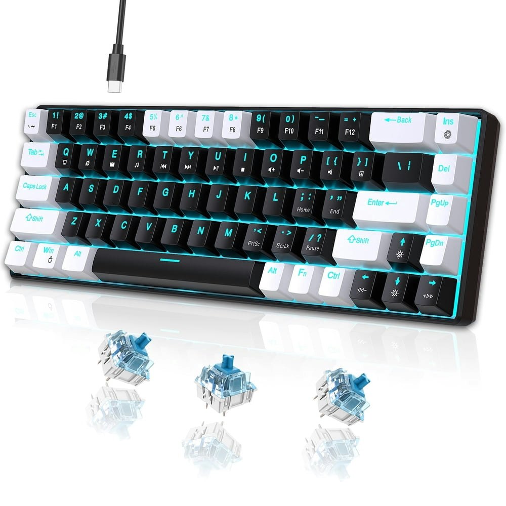 60% Wired Mechanical RGB Gaming Keyboard: $28.88 60% Wired Mechanical RGB Gaming Keyboard: $28.88