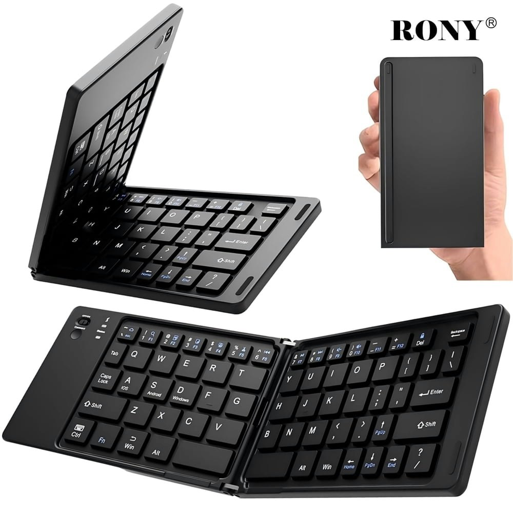 Rony Foldable Wireless Bluetooth Keyboard: $21.86 Rony Foldable Wireless Bluetooth Keyboard: $21.86
