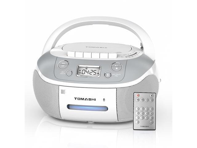 Portable CD and Cassette Player AM FM Boombox: $104.99