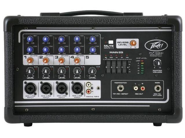 Powered XLR and 1/4-inch Input Audio Mixer: $329.99