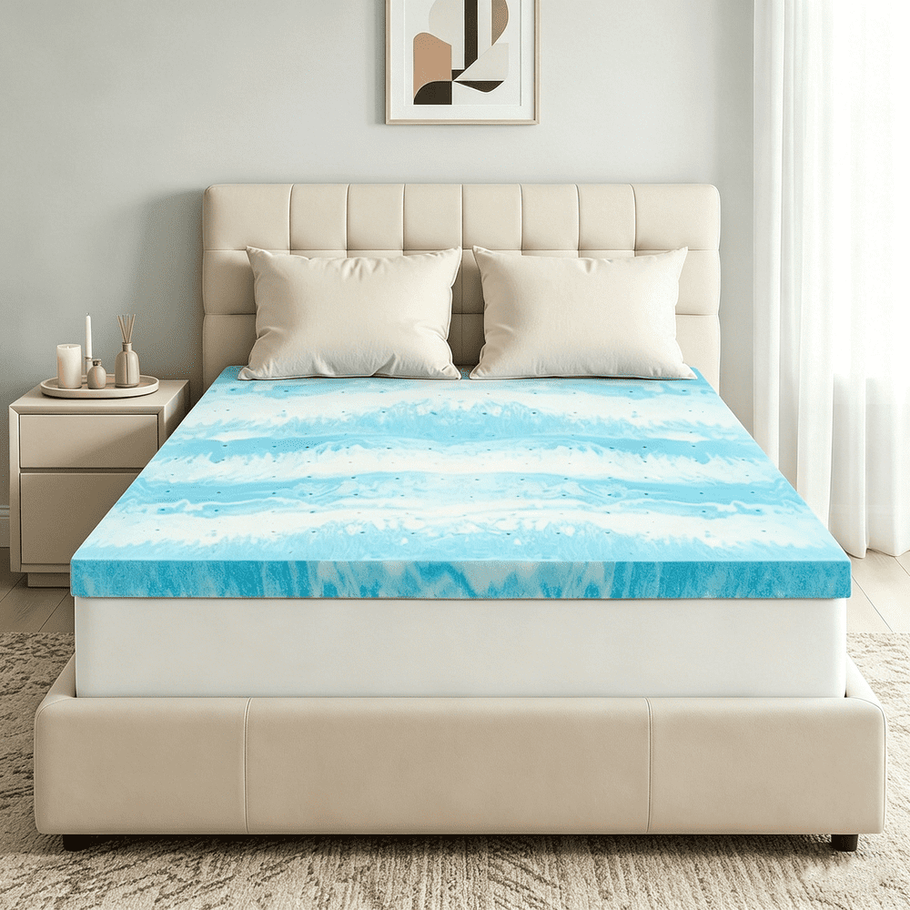 Beddle 2-inch Gel Memory Foam Full Mattress Topper: $19.32 Beddle 2-inch Gel Memory Foam Full Mattress Topper: $19.32