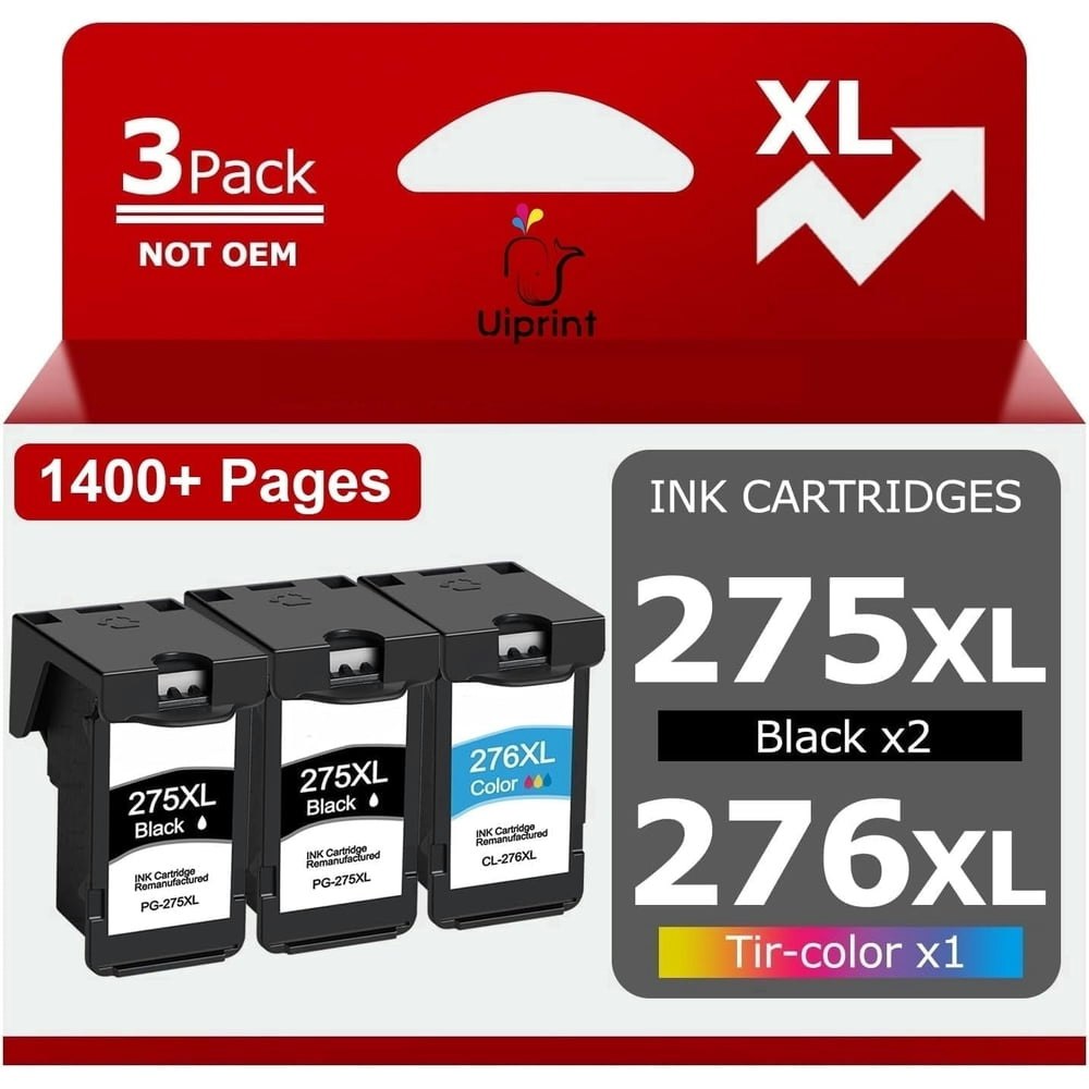 Canon 275XL & 276XL Ink Cartridge 3-Pack: $37.57