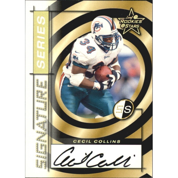 1999 Leaf Rookies and Stars Signature Series Cecil Collins #SS14 Card: $15 1999 Leaf Rookies and Stars Signature Series Cecil Collins #SS14 Card: $15