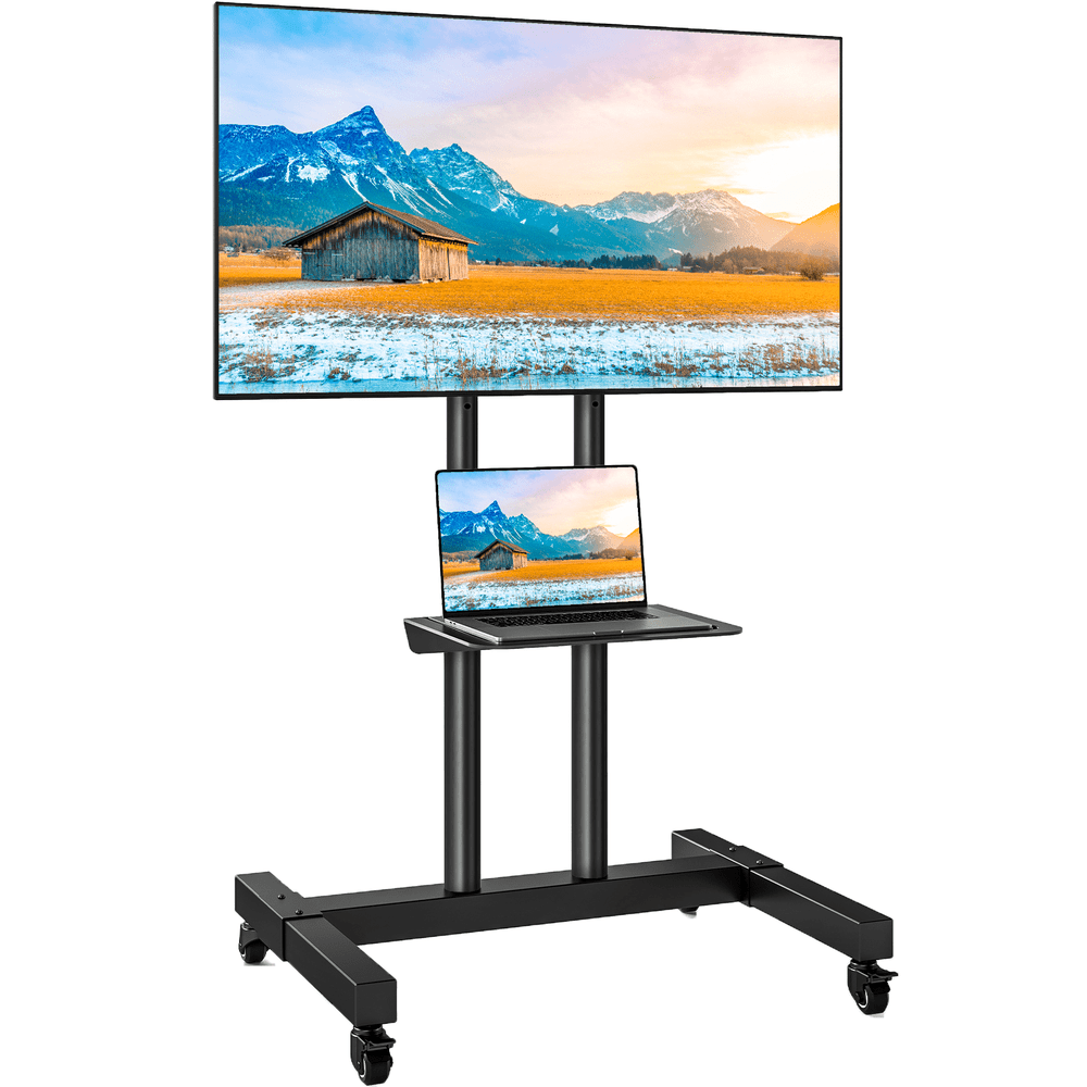 RTVR Mobile Rolling TV Cart Stand for 32-83 Inch TVs: $79.99 RTVR Mobile Rolling TV Cart Stand for 32-83 Inch TVs: $79.99