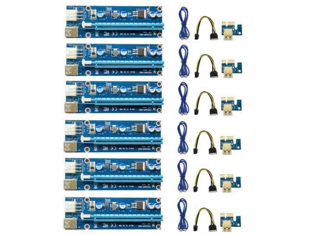 VER009S PCI-E 1X to 16X Riser Card 6-Pack: $58.88 VER009S PCI-E 1X to 16X Riser Card 6-Pack: $58.88
