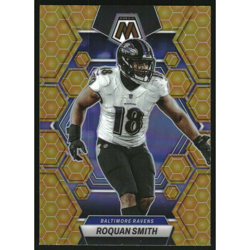 2023 Panini Mosaic Honeycomb Roquan Smith #16 Card: $18 2023 Panini Mosaic Honeycomb Roquan Smith #16 Card: $18