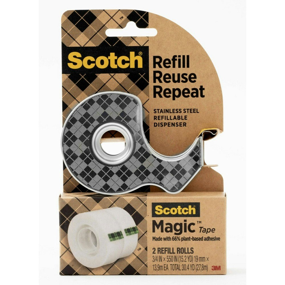 Scotch Magic Tape Dispenser with 30.4-yard Refill: $9.39 Scotch Magic Tape Dispenser with 30.4-yard Refill: $9.39