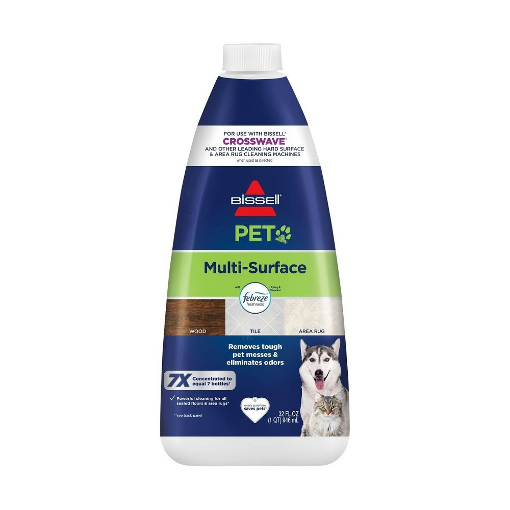Bissell 32-ounce Multi-Surface Pet Carpet & Tile Cleaner: $10.99 Bissell 32-ounce Multi-Surface Pet Carpet & Tile Cleaner: $10.99