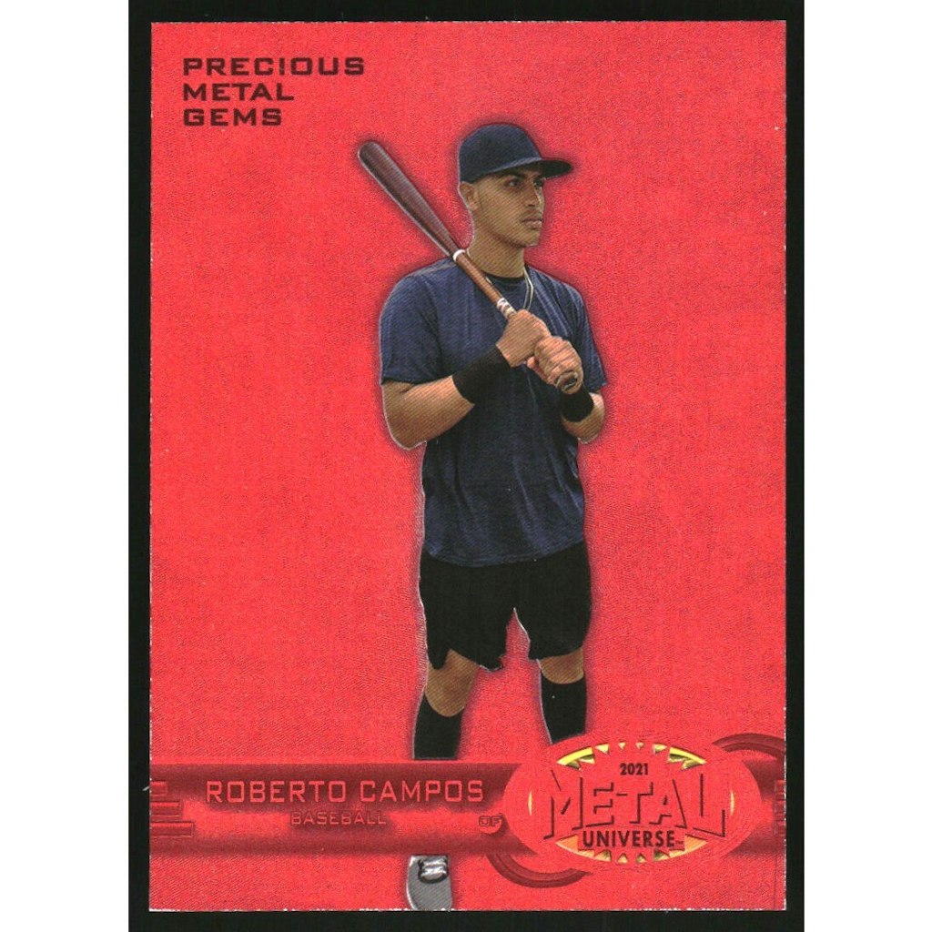 2021 Metal Universe Champions 1997-98 Retro Precious Metal Gems Red Roberto Campos #RB11: $24 2021 Metal Universe Champions 1997-98 Retro Precious Metal Gems Red Roberto Campos #RB11: $24