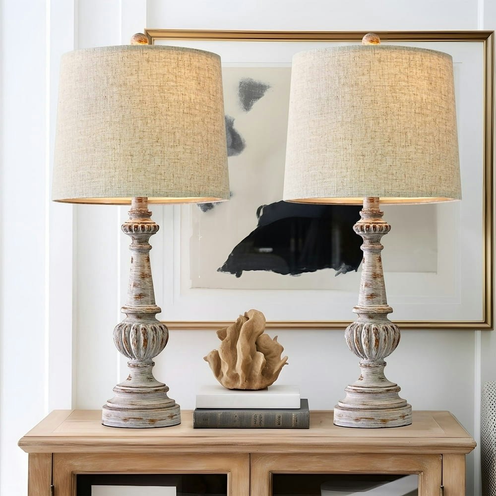 Oneach 24.5-inch Farmhouse Table Lamp 2-Pack: $57.99 Oneach 24.5-inch Farmhouse Table Lamp 2-Pack: $57.99
