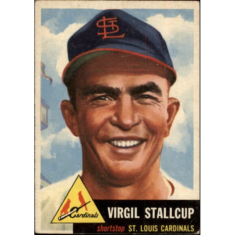 1953 Topps Virgil Stallcup Baseball Card: $24 1953 Topps Virgil Stallcup Baseball Card: $24