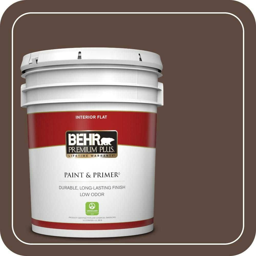 Behr Premium Plus 5-Gallon Spiceberry Interior Flat Paint and Primer: $154 Behr Premium Plus 5-Gallon Spiceberry Interior Flat Paint and Primer: $154
