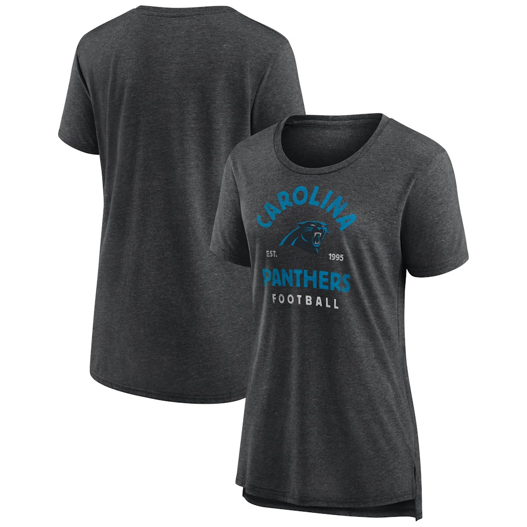 Women's Carolina Panthers Vintage Arch Tri-Blend T-Shirt: $29.99