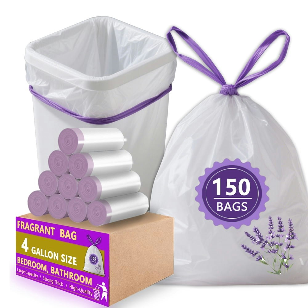 4-Gallon Lavender Scented Trash Bags 150-Count: $16.99 4-Gallon Lavender Scented Trash Bags 150-Count: $16.99
