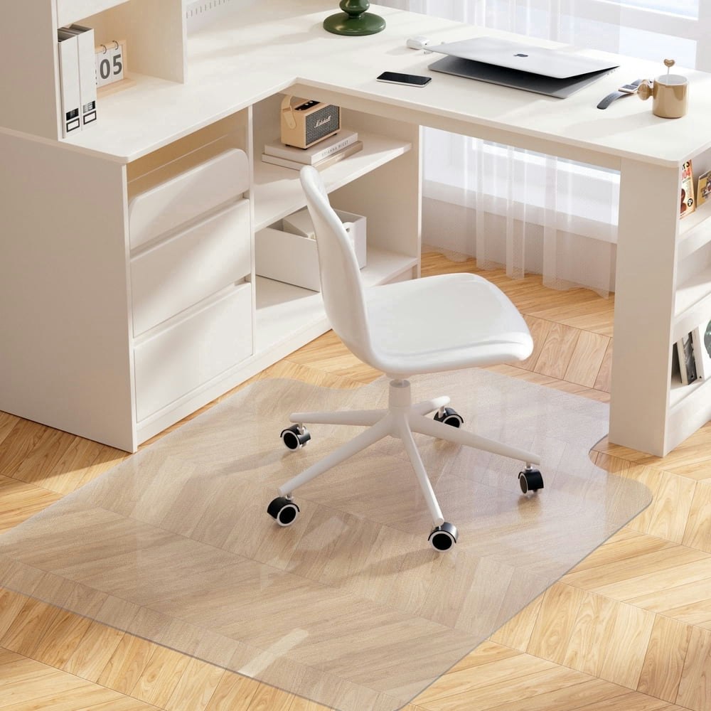 Delamu 48"x36" Hardwood Floor Chair Mat: $20.59