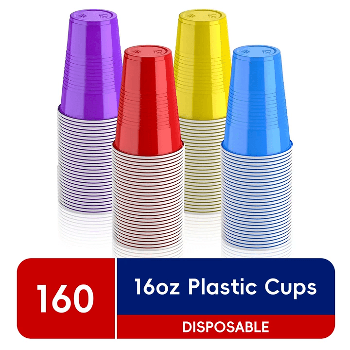 Jolly Chef 16-oz. Disposable Plastic Cups 160-Pack: $21.99 Jolly Chef 16-oz. Disposable Plastic Cups 160-Pack: $21.99