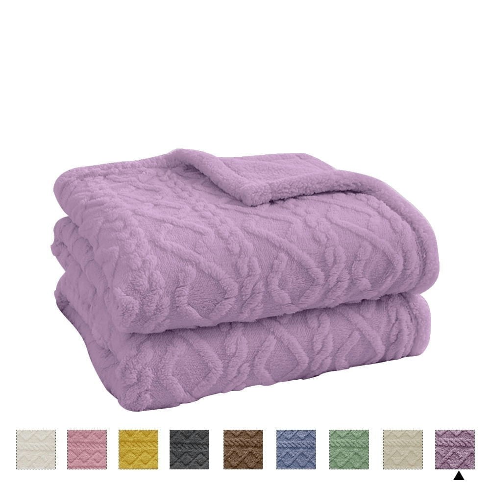 Homieway 40" x 60" Fleece Throw Blanket: $10.99