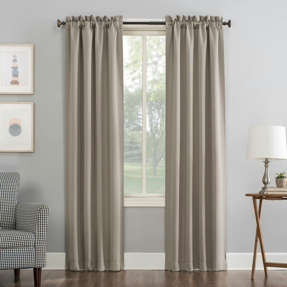 Sun Zero Kenneth Blackout Rod Pocket Curtain Panel 40x84-inch: $11.89 Sun Zero Kenneth Blackout Rod Pocket Curtain Panel 40x84-inch: $11.89