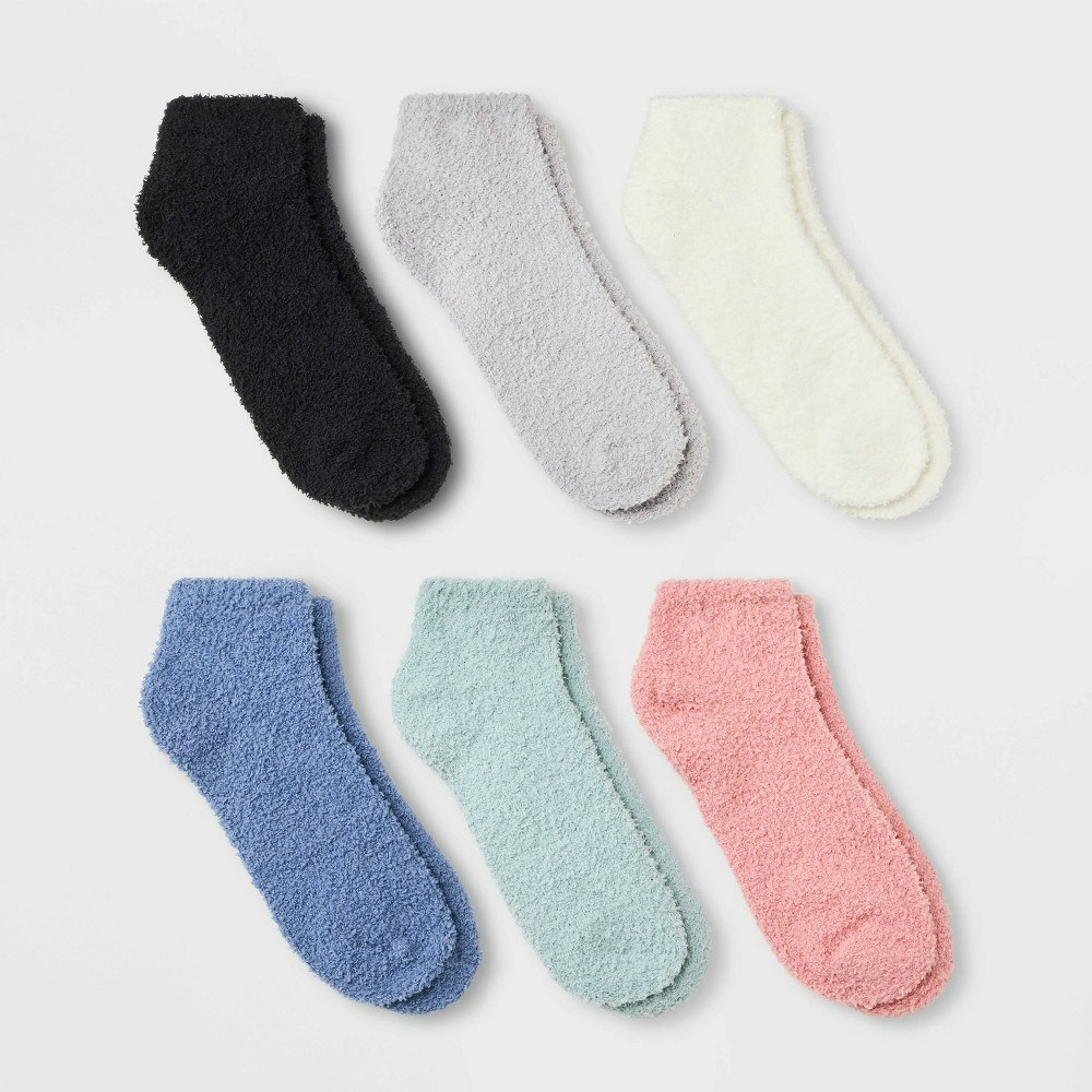 Women's Low Cut Cozy Socks 6-Pack: $12 Women's Low Cut Cozy Socks 6-Pack: $12