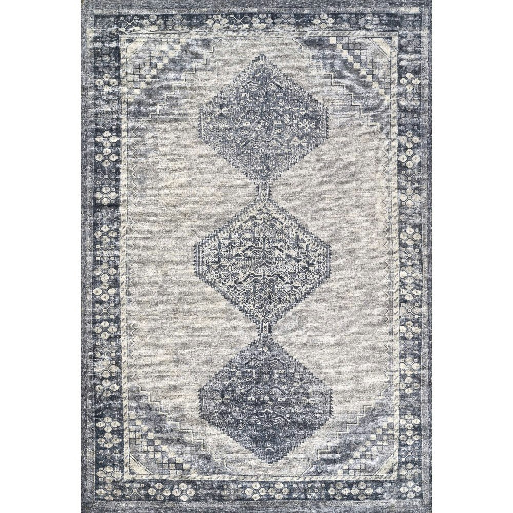 Momeni 2'x4' Luna Sylvia Medallion Handtufted Area Rug: $44
