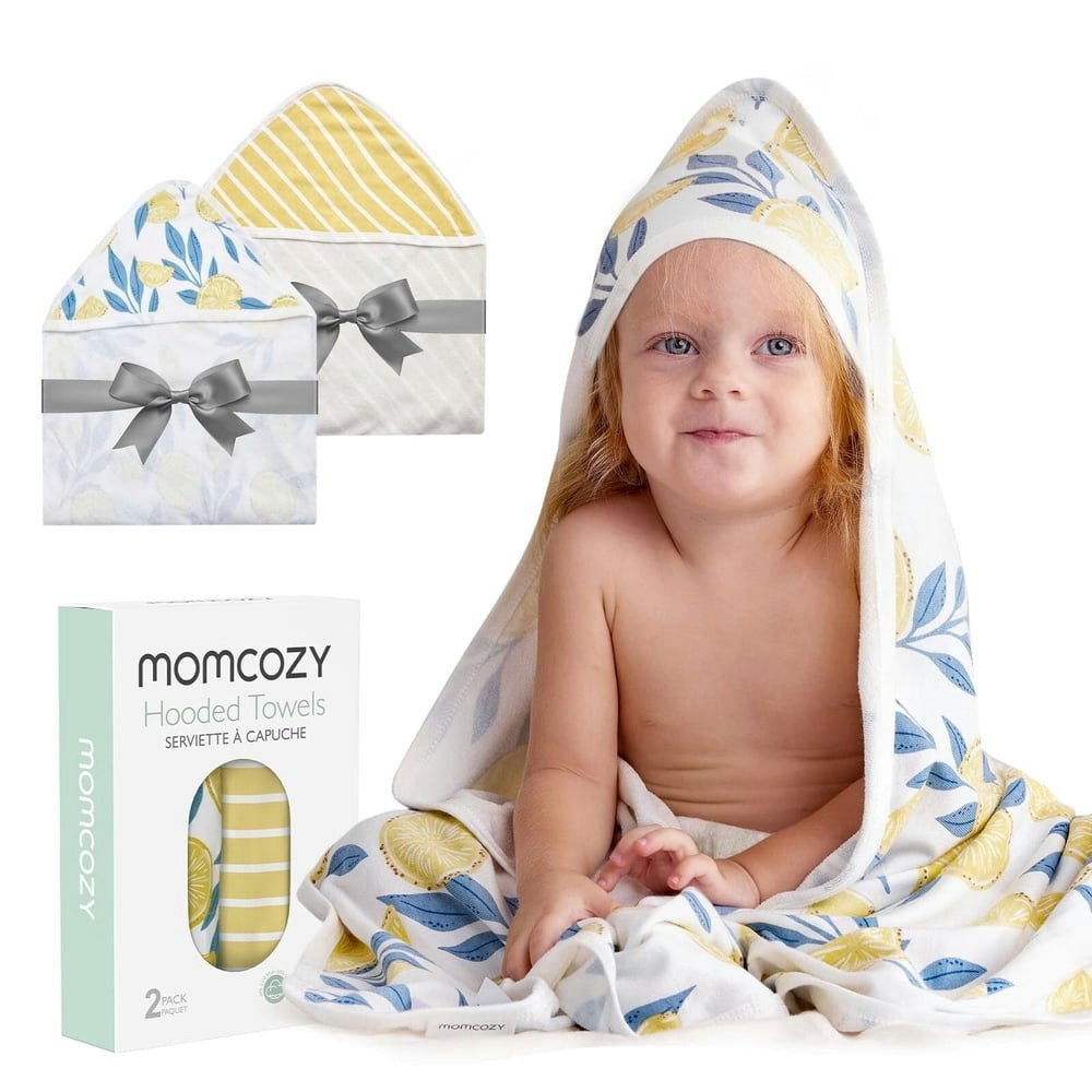 Momcozy 28" x 28" Baby Hooded Towel 2-Pack: $20.39 Momcozy 28" x 28" Baby Hooded Towel 2-Pack: $20.39