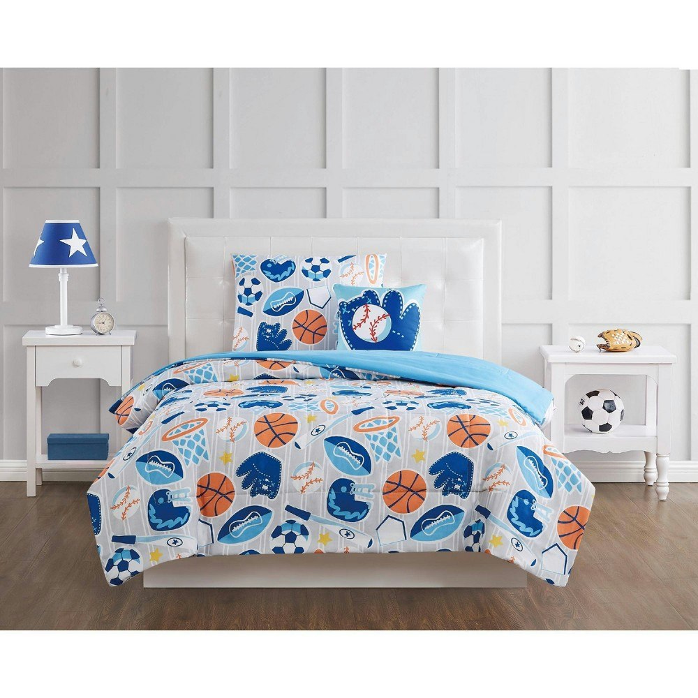 My World Sports Reversible Twin Comforter Set 3-Piece: $37.99