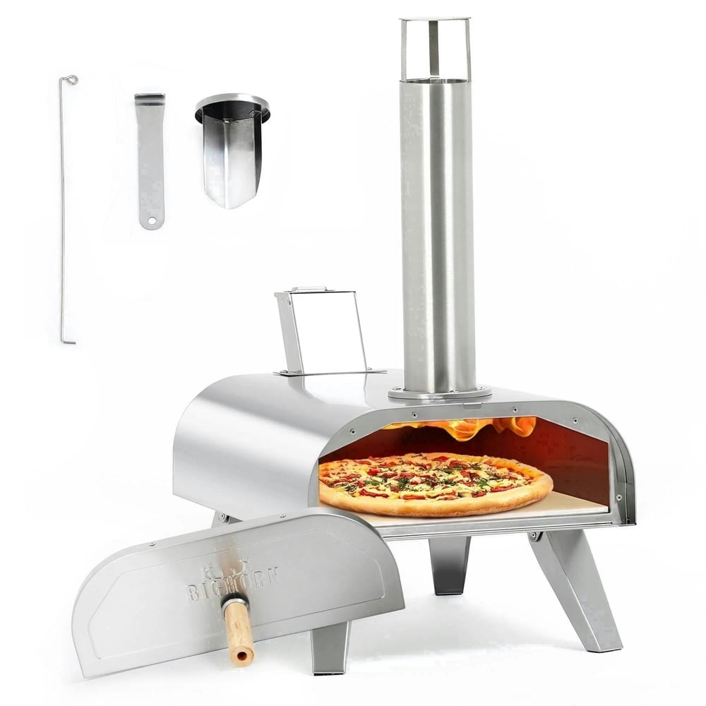 Big Horn Outdoors 12-Inch Wood Pellet Pizza Oven: $124.99