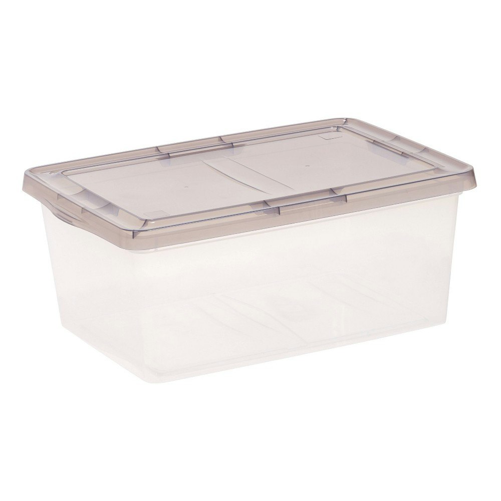 Iris 17-Quart Snap Top Plastic Storage Bin: $6.99 Iris 17-Quart Snap Top Plastic Storage Bin: $6.99