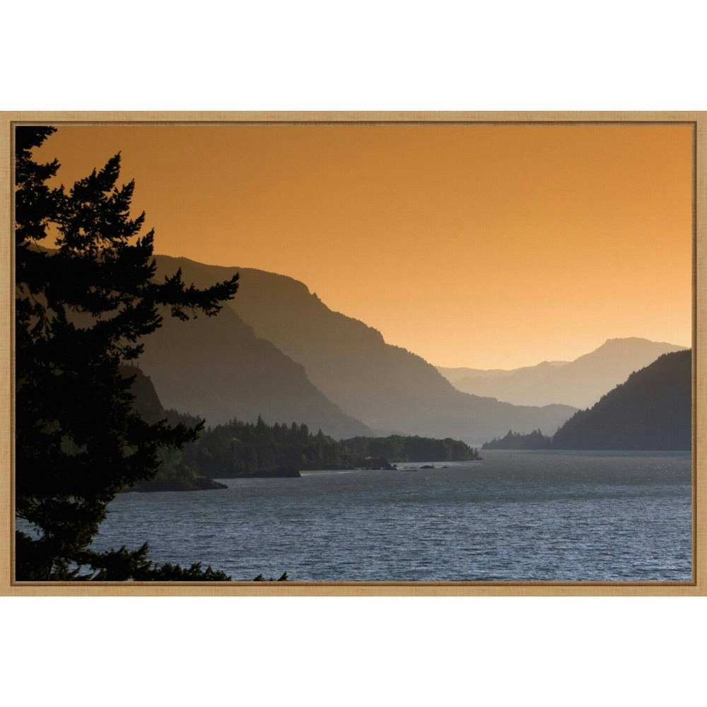David Frazier Columbia River Gorge 23" x 16" Framed Canvas Wall Art: $83.99 David Frazier Columbia River Gorge 23" x 16" Framed Canvas Wall Art: $83.99