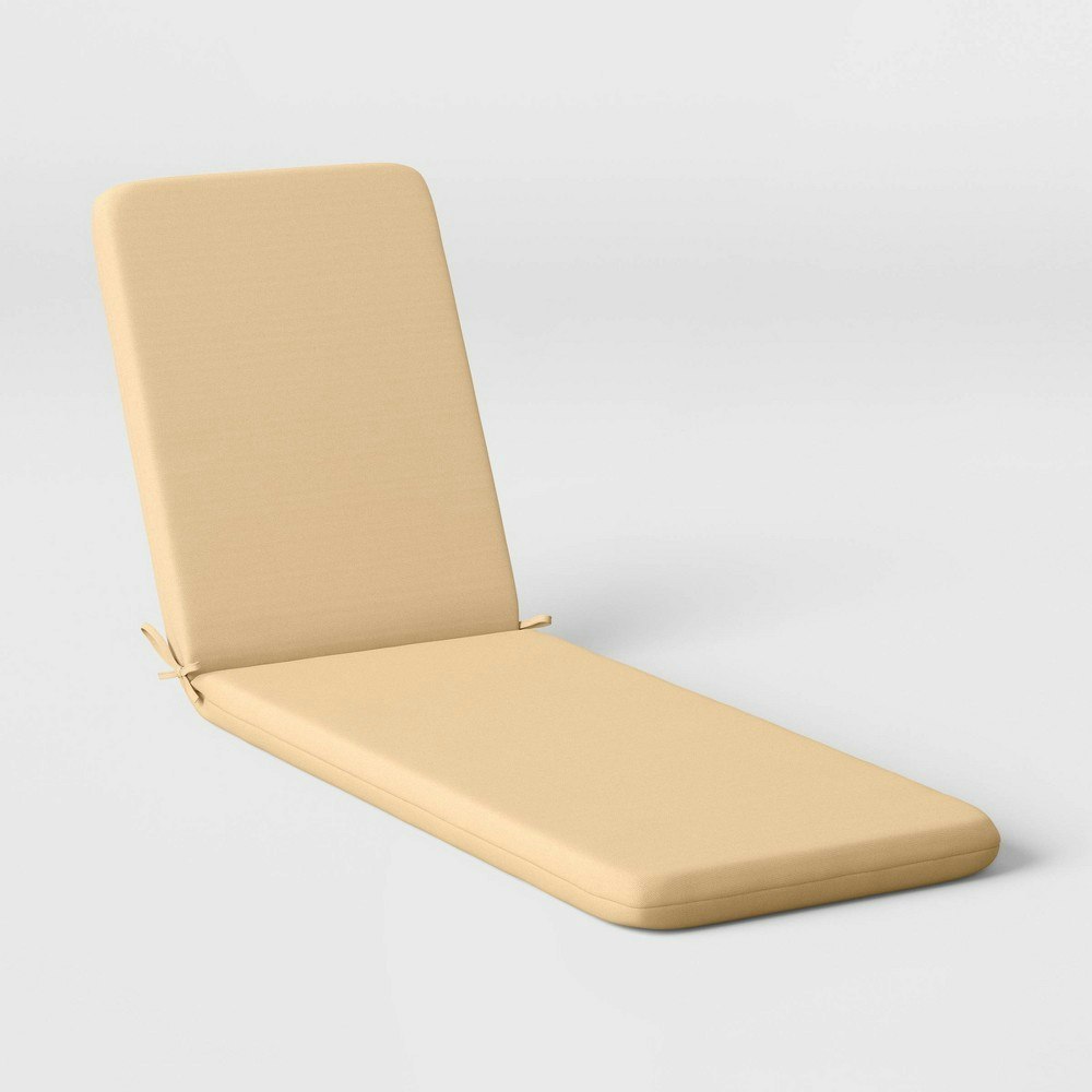 Room Essentials 78"x22" Outdoor Chaise Lounge Cushion: $81 Room Essentials 78"x22" Outdoor Chaise Lounge Cushion: $81