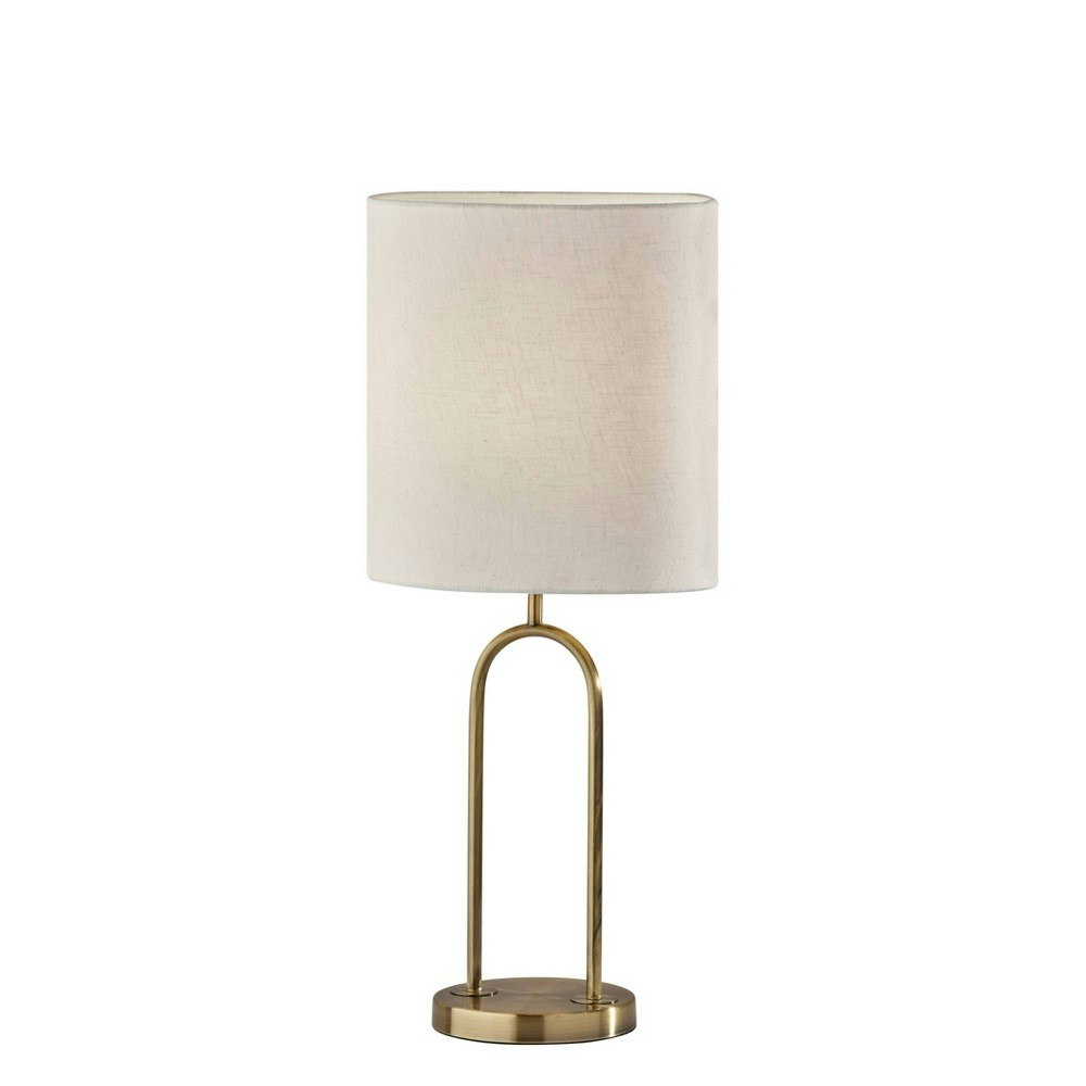 Adesso Joey Antique Brass Table Lamp: $138.99 Adesso Joey Antique Brass Table Lamp: $138.99