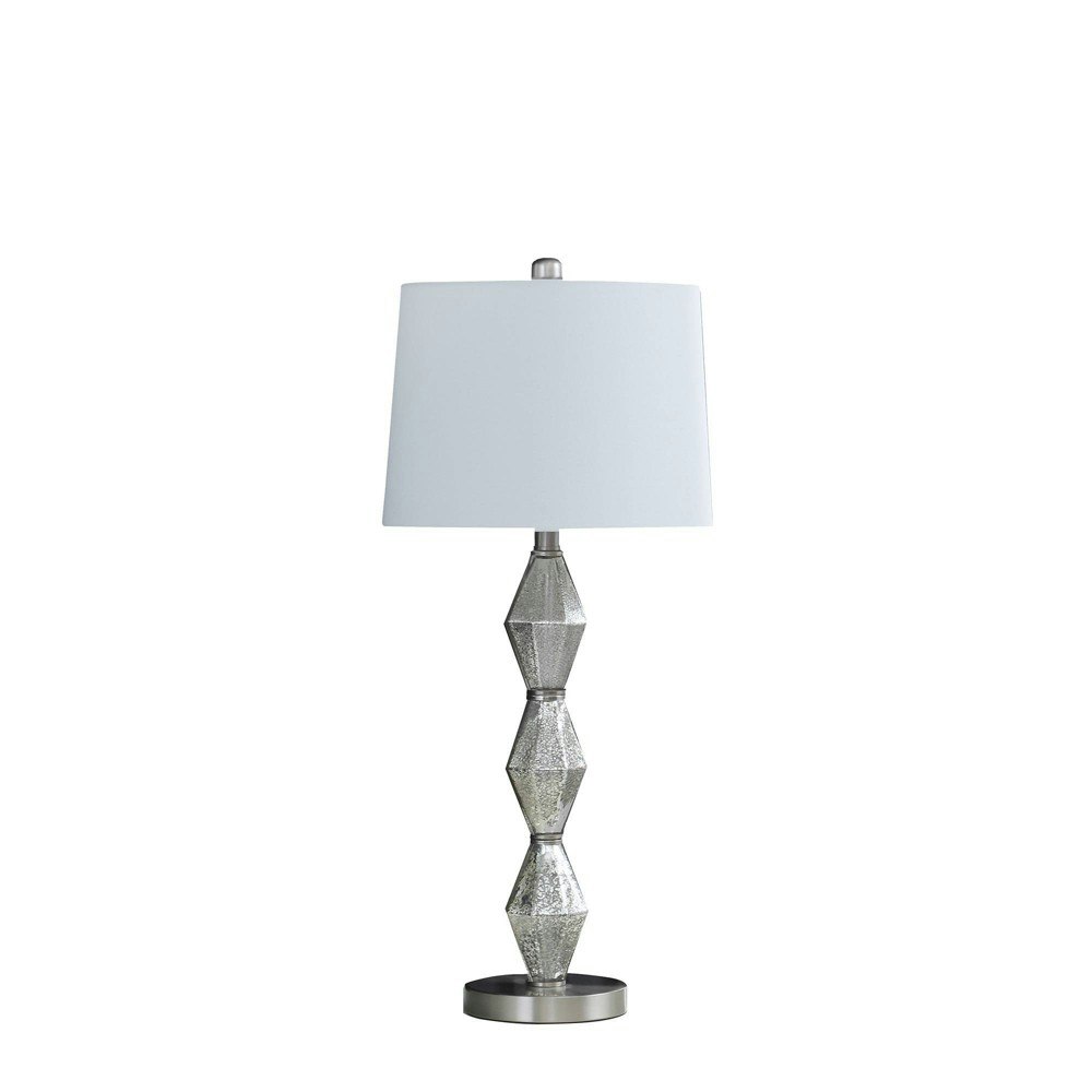 Emil 29.5-Inch Modern Geometric Glass Table Lamp: $99.99 Emil 29.5-Inch Modern Geometric Glass Table Lamp: $99.99