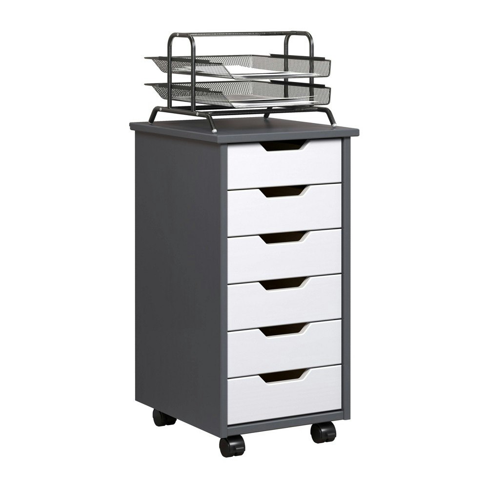 Trendfurn Omnia 6-Drawer Narrow Roll Cart: $119.99 Trendfurn Omnia 6-Drawer Narrow Roll Cart: $119.99